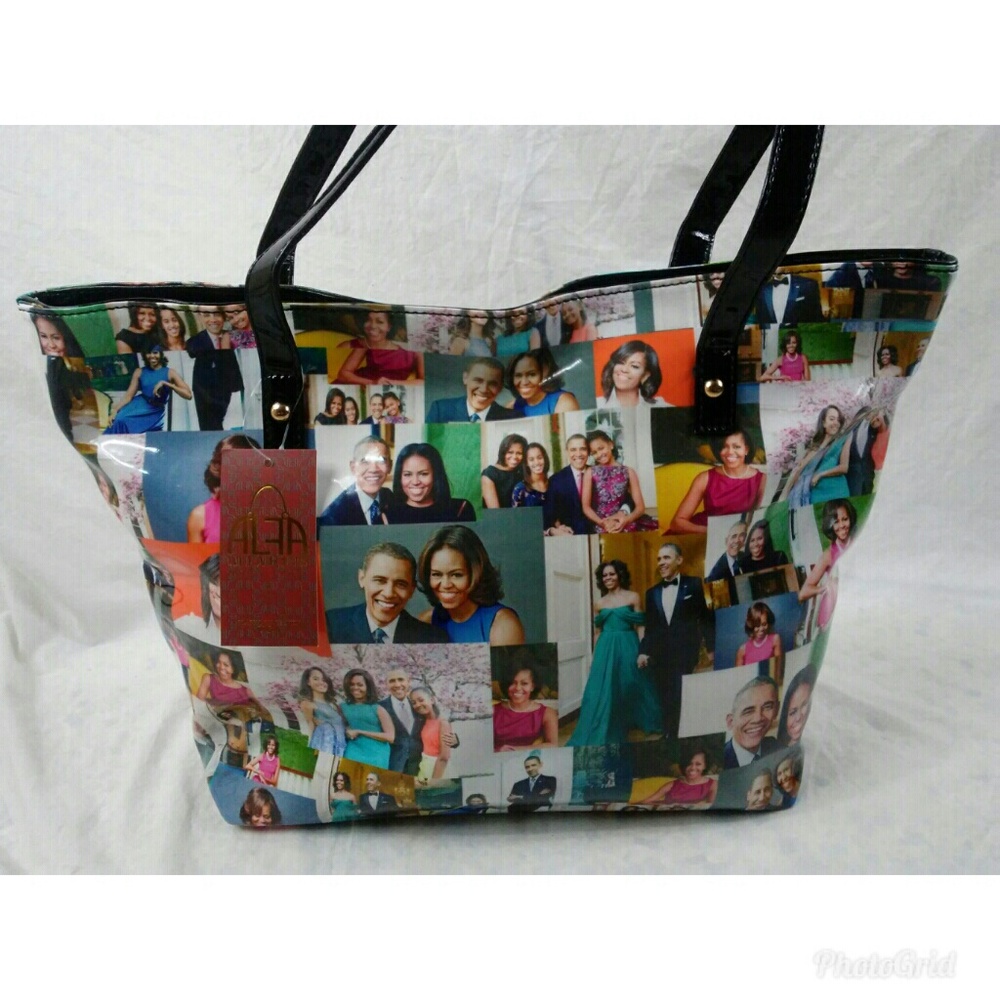 Michelle & Barack Obama Family Magazine Cover Tote
